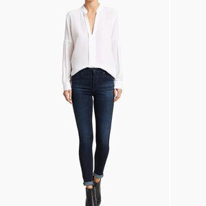 AG Farrah High Waisted Skinny Jeans Aged Denim